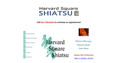Desktop Screenshot of harvardsquareshiatsu.com