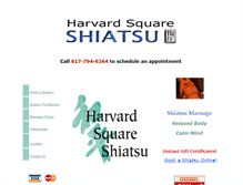 Tablet Screenshot of harvardsquareshiatsu.com